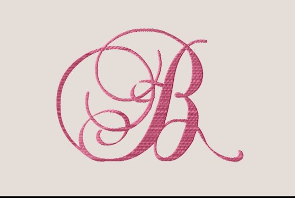 B Monogram Cursive: A Seasonal Stitching Staple
