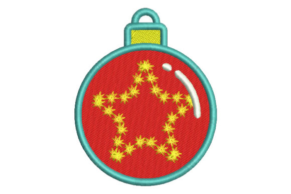 Christmas Bauble Embroidery Design