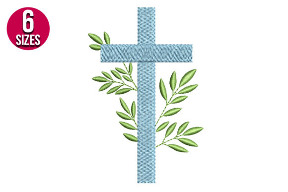 Cross with Leaves