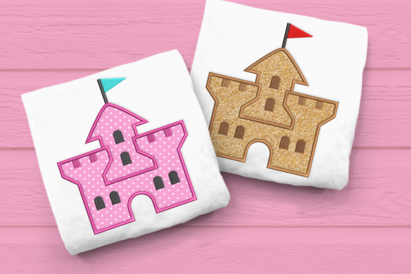 Cute Castle Applique