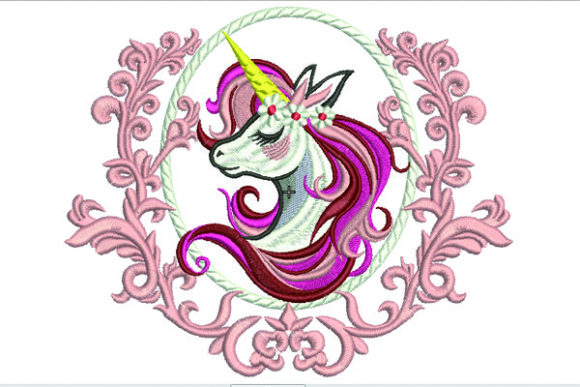 Elegant Unicorn Frame
