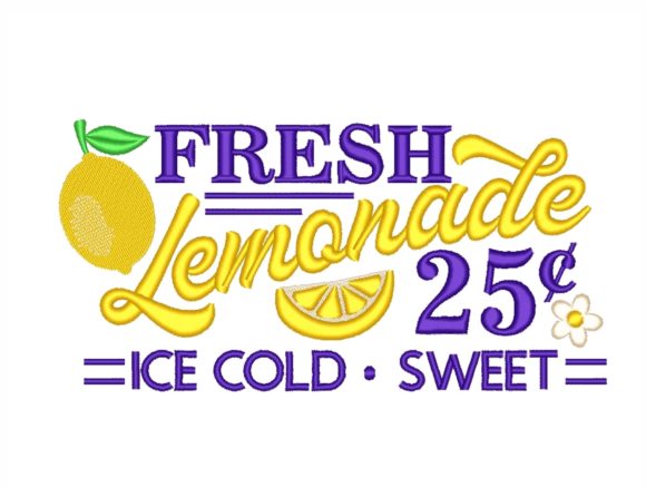 Fresh Lemonade Embroidery Design Review
