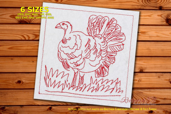 Gamefowl on Grass Embroidery Review