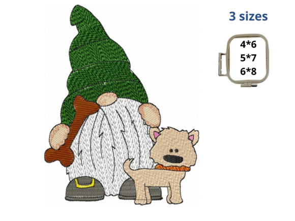 Gnome with Dog: A Real-World Embroidery Review