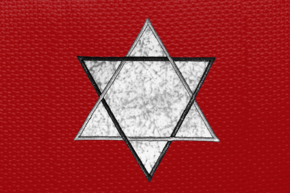 Intertwined Star of David Applique