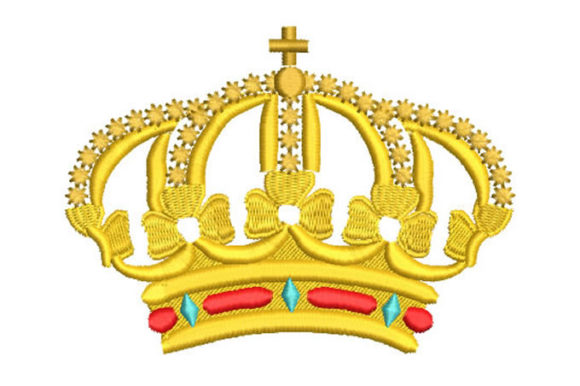 King’s Crown Embroidery Design