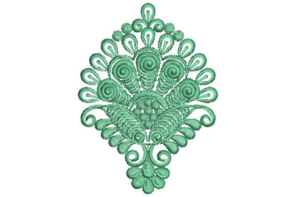 Lotus Flowers Embroidery Design