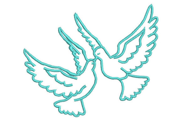 Love Doves: A Romantic Embroidery Design Worth Personalizing