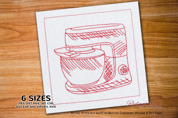 Stand Mixer Embroidery Design Review