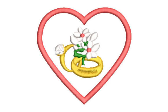 Wedding Ring with Heart