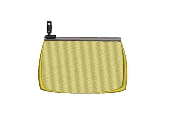Yellow Makeup Bag Mockup